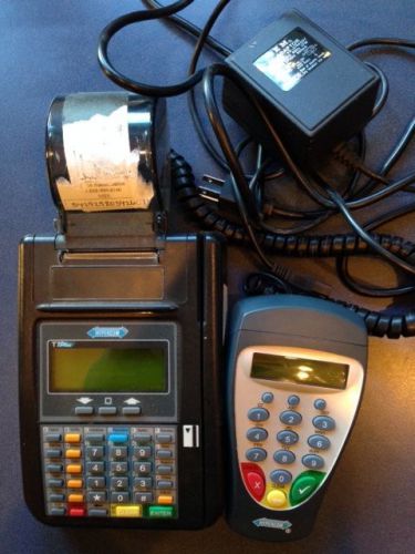 HYPERCOM - CREDIT CARD TERMINAL - Model T7Plus -w/Power &amp; Model S9 Key Pad