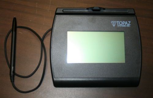 Topaz SignatureGem T-L755-BHSB POS Signature Capture Pad