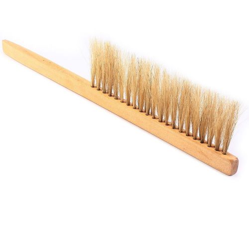 Practical Natural Pig Mane Beekeeping Bee Hive Brushes Tool Wooden Handle  New