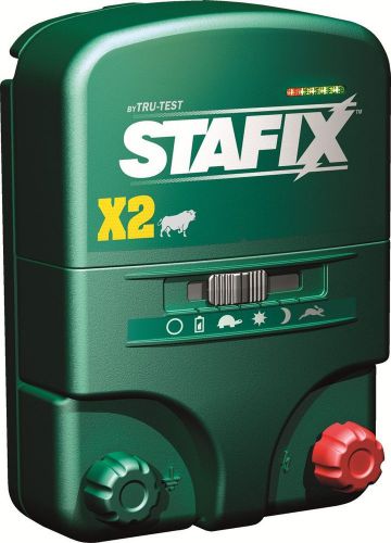 Stafix X2 Energizer 20 Mile Fence Charger. AC/DC Powered 80 Acres