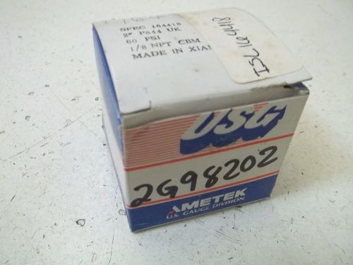 USG SPEC164418 2&#034; GAUGE 0-60 PSI 1/8 NPT *NEW IN A BOX*