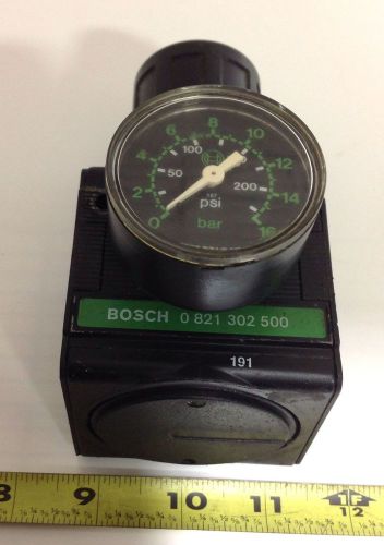 BOSCH PNEUMATIC PRESSURE REGULATOR 0 821 302 500