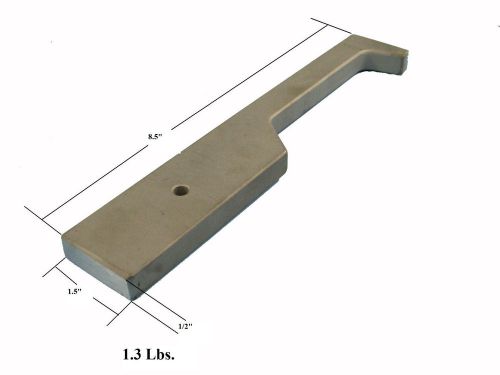 AIRCRAFT BUCKING  BAR  8.5&#034;x 1.5&#034;x 1/2&#034;  1.3 lb