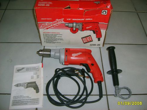 Milwaukee 1/2&#034; 8 Amp Magnum Drill Model 0299-20