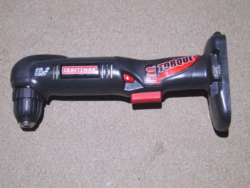 CORDLESS RIGHT ANGLE DRILL / DRIVER 3/8&#034; 19.2 V CRAFTSMAN # 315.101540