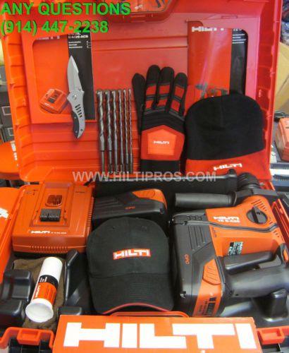 HILTI TE 6-A36 CORDLESS ,HEAVY DUTY ,NEW  2014 ,NICE TOOL , FREE BITS, FAST SHIP