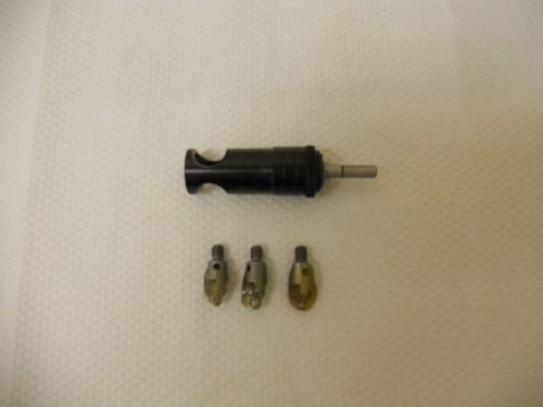 Micro stop countersink and high speed steel cutters kit w/ #21,30,40 new for sale