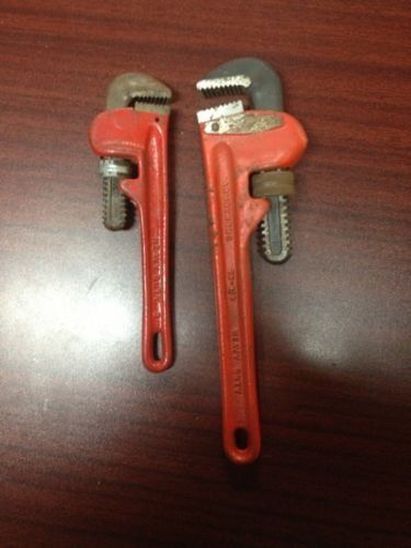 Armstrong #73-010 10&#034;  pipe wrench usa &amp; omega 8&#034; 508 made in japan used for sale