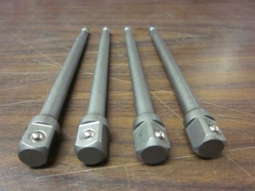 Lot of ~ 4 ~ 3/8&#034; power extension 6&#034; l bit socket driver fits dewalt screw gun for sale