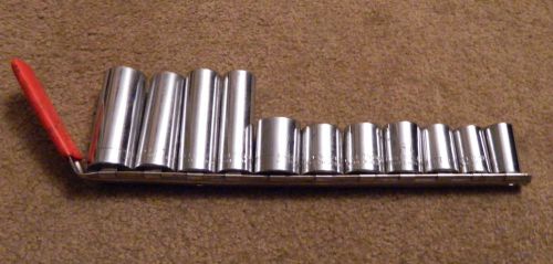 Craftsman 1/2&#034; Drive Socket Set.  11 pc. Set