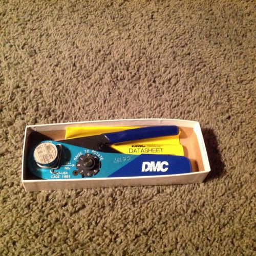 NOS Daniels DMC AFM8 M22520/2-01 Small Blue Crimper