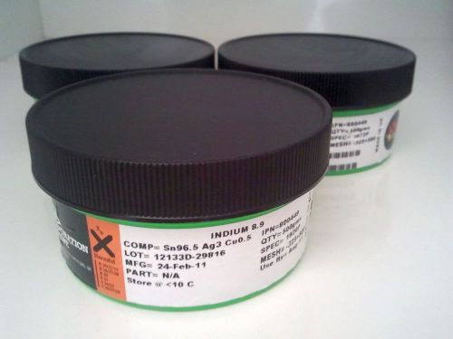3 indium 8.9 solder paste tin sn96.5 ag3 cu0.5 lead free ointment 500g jar 1lb for sale