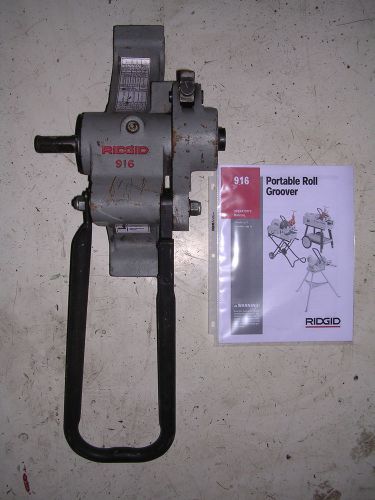 Ridgid 916 roll groover 300, 300 compact, 535 1822 pipe threader 1-1/4-6&#034; pipe for sale