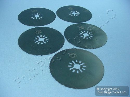 5 Imperial Blades Round 3&#034; HSS Metal Wood Fiberglass Cutting Saw Blade