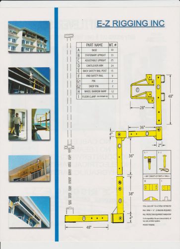 Adjustable Cantilever Scaffold