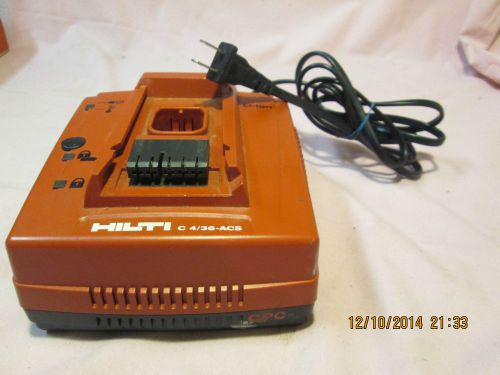 HILTI C 4/36-ACS LI-ION BATTERY CHARGER - 250V MAX