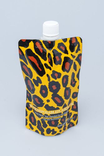 4 DISPOSABLE FLASK FLASKS LEOPARD STEALTH SNEAK DRINK