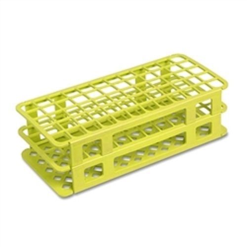 60-Hole Plastic Test Tube Rack YELLOW for 5&#034; Tubes