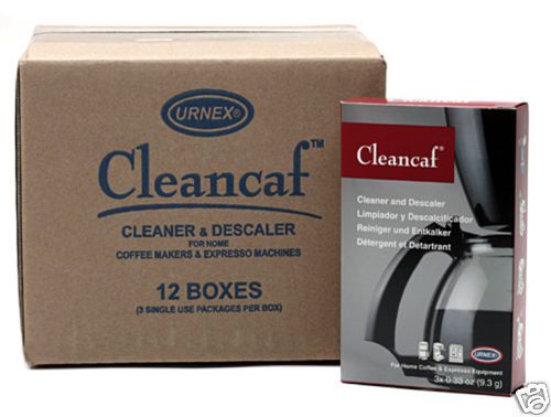 URNEX CLEANCAF ESPRESSO MACHINE CLEANER - CASE OF 12