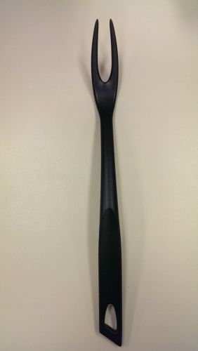 Norpro 1607 Black Nylon 14&#034; High Heat Nylon Fork with Two Tines