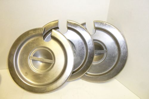 STOCK POT LIDS  LOT OF 3