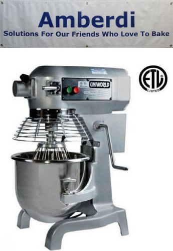 Uniworld | UPM-20E | Commercial 20 Qt. Mixer ETL Approved