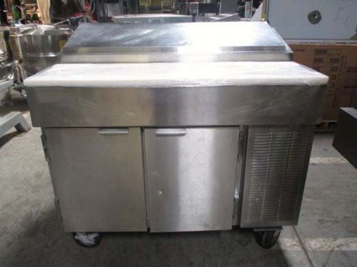 VPS48S Traulsen 2 Door 48&#034; Pizza Prep Table