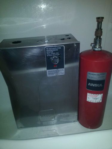 Ansul r-102 actuator cabinet and empty tank for sale