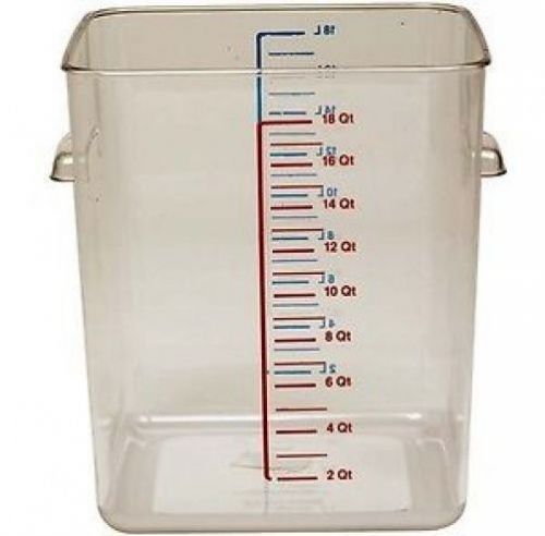 Rubbermaid FG632200CLR 22 qt 14.4&#034; Ht Polycarbonate Storage Container