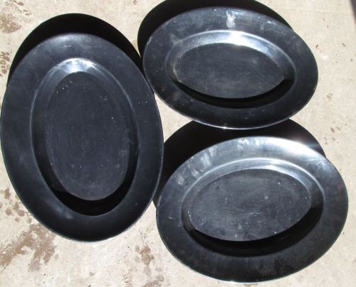 3 MELAMINE DELFIN OVAL PLATES 80V-1712AS 80V-1813AS  &#034;PN213&#034;