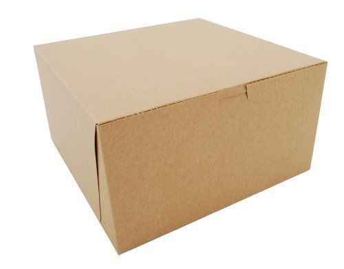 Kraft paperboard non window lock ner bakery box 10&#034; length 5 1/2&#034; width for sale