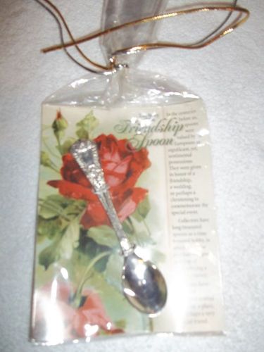 New, Alda&#039;s Forever Friendship Bouillon Spoon, 4.5&#034;