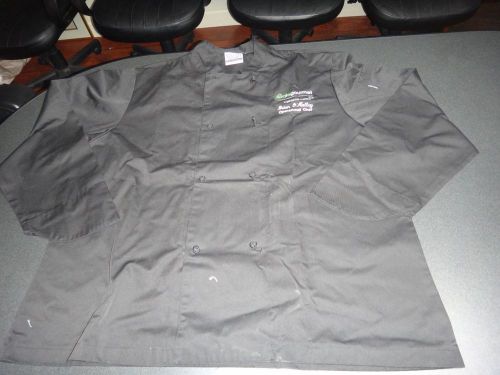 Chef&#039;s Jacket, Cook Coat, with GATEGOURMET  logo, Sz 4XL   NEWCHEF UNIFORM