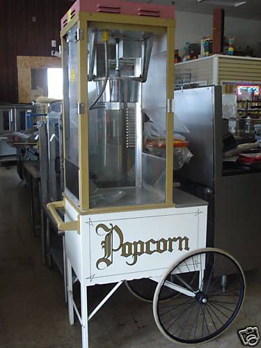 Bronco used popcorn popper w/ cart 2015 8 oz. for sale