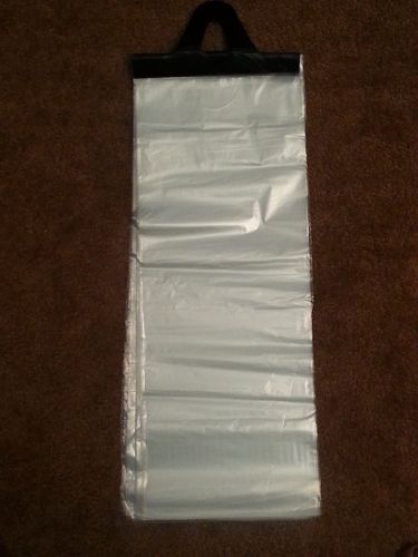 2000 newspaper, advertising, doggie doo - clear plastic bags 7.5 x 19 for sale