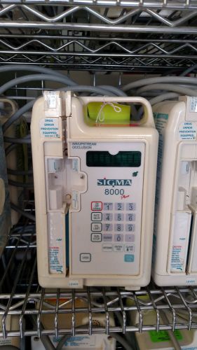 Baxter Sigma 8000 Plus Single Channel IV Infusion Pumps