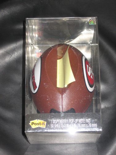 Post-it San Fancisco 49ers NFL Football Shaped Pop-Up Note - MMMFB330SF