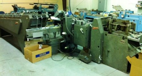 1976 Rosback 202   6 pocket collator, stitcher, trimmer