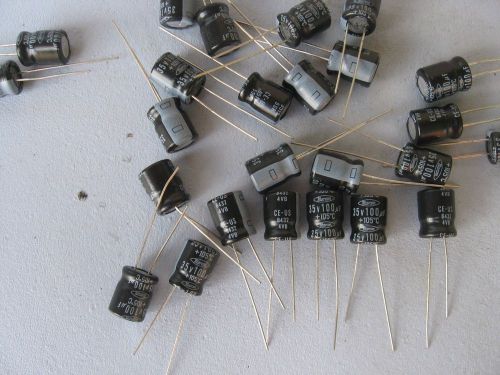 100uf, 34V,105C capacitor 300pcs Marcon 3x100pcs bag