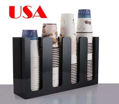 Brand New Cup lid Dispenser 4SL Bra Restaurant Supply Coffee Tea Cup Dispenser