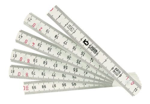 NEW Wiha 61601 MaxiFlex Fiberglass Reinforced Folding Ruler, Assorted Colors