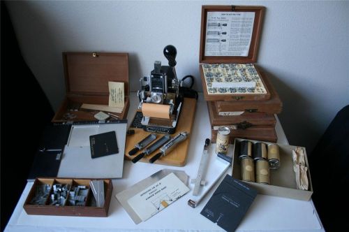 Kingsley Hot Stamp/Imprinter Foil Machine &amp; Extras  ****