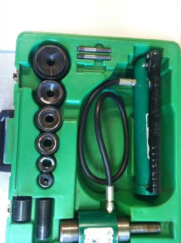 Greenlee Slug Buster 7306SB Knockout Punch and Hydraulic Driver Set  1/2&#034; - 2&#034;