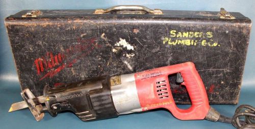 Milwaukee 6537-75 Super Sawzall Reciprocating Saw 75th Anniv Retired w/ Case