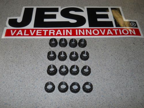 16 new nascar jesel t&amp;d 3/8&#034;-24 fine thread rocker arm nuts for sale