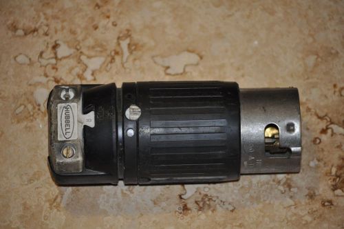Hubbell cs-8365c 50a, 3p, 4w, 250v, twist lock plug, male for sale