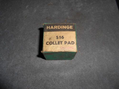 Hardinge S16 Collet Pads 7/8&#034; Round Smooth