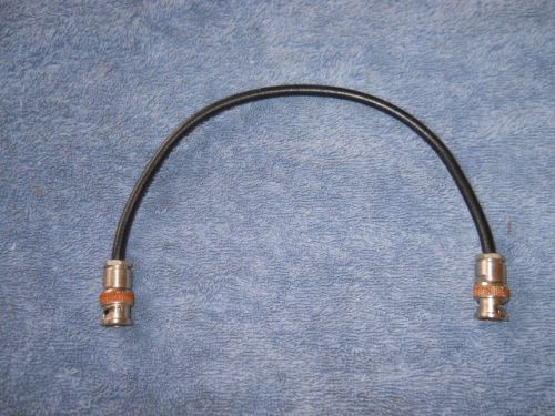 Rf test patch cable bnc male plug -to- bnc male plug, rg223/u, 50 ohms, 6&#034; long for sale