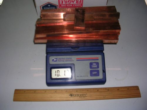 Pure Solid Copper Bullion Bar 10 pounds Stock Scrap Lot Hoard Craft Art Machine