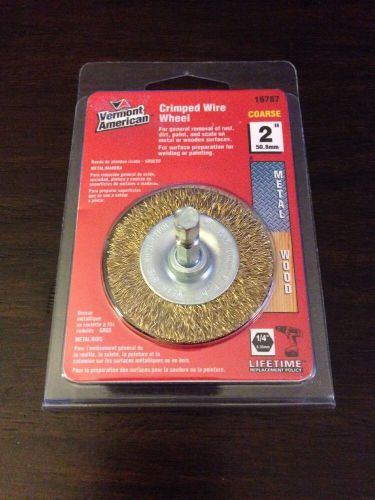 Vermont American 2&#034; Crimped Wire Wheel, Coarse